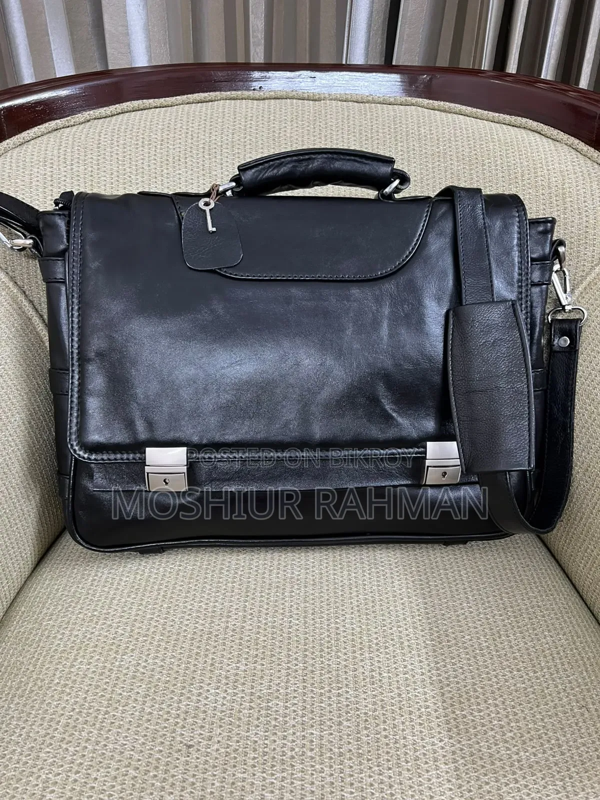 100% Leather Brand New Office + Laptop Bag