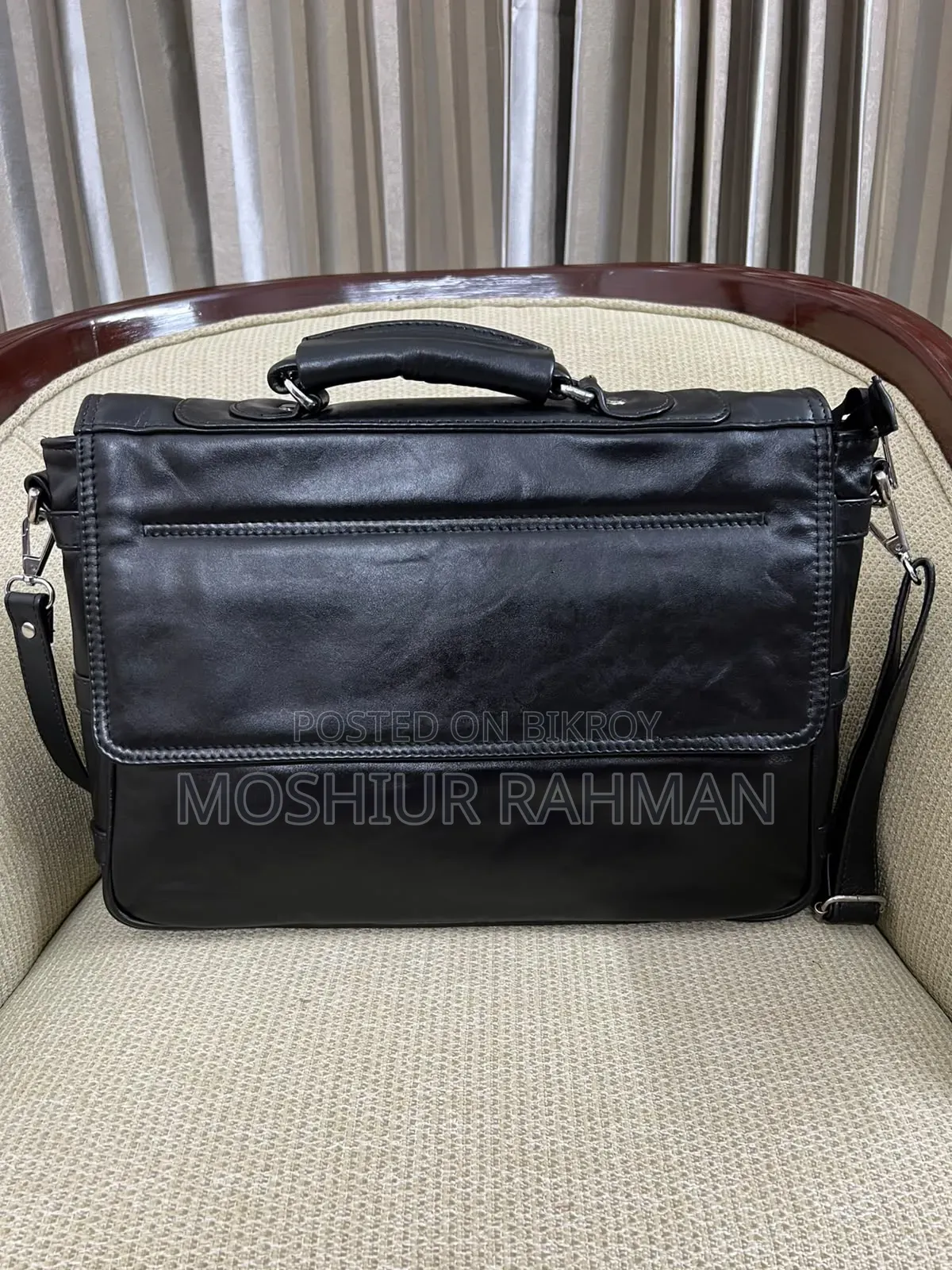 100% Leather Brand New Office + Laptop Bag