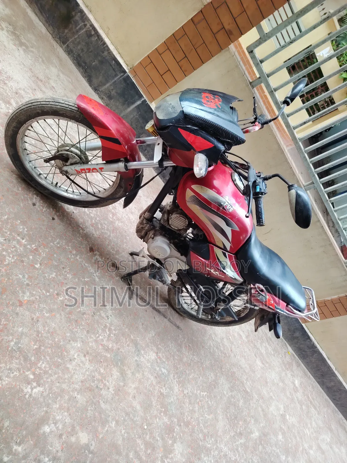 TVS Metro 2012 Red