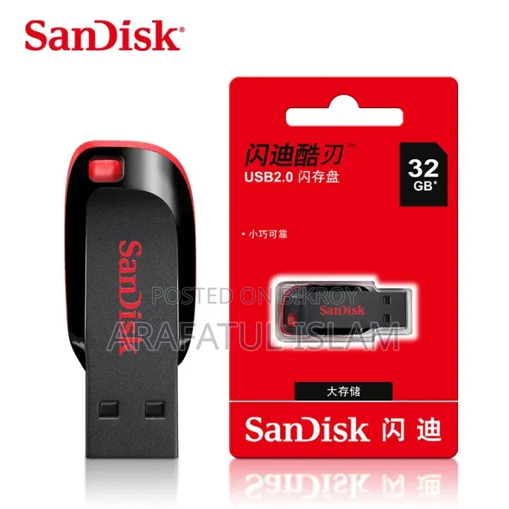 SanDisk CZ50 USB 2.0 Pendrive 32GB USB Flash Drive | Original