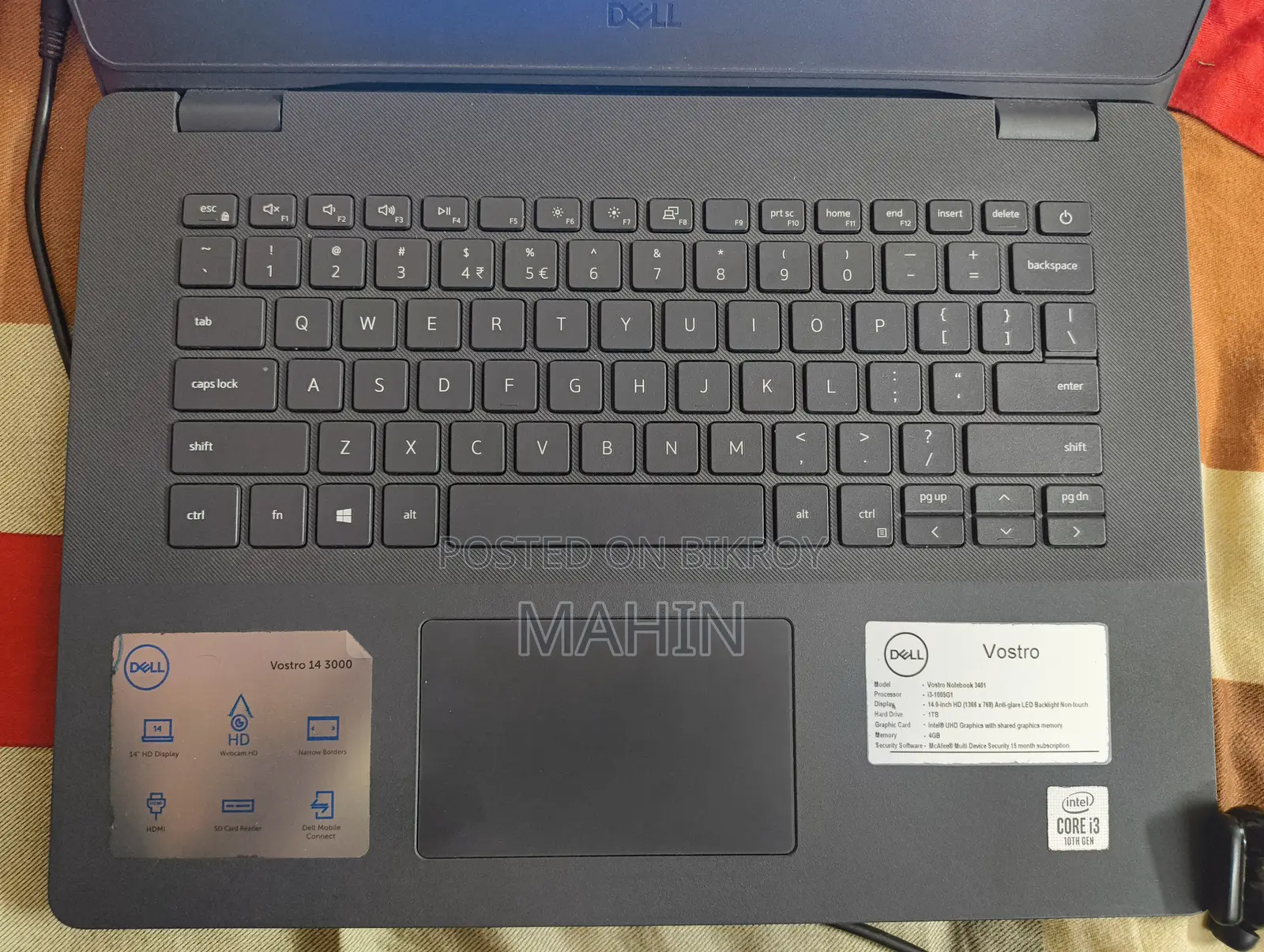 Laptop Dell Vostro 14 3000 8GB Intel Core i3 SSD 128GB