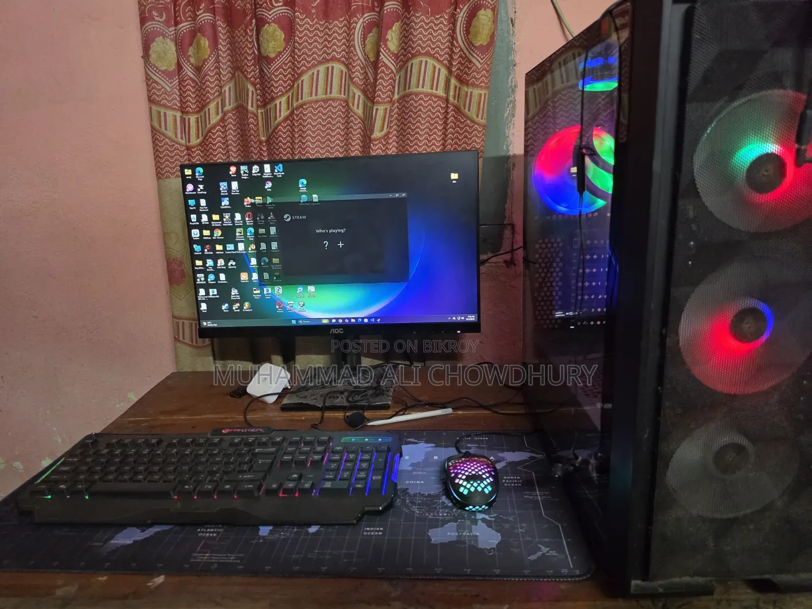 Desktop Computer 16GB AMD Ryzen 5 SSHD+SSD 750GB