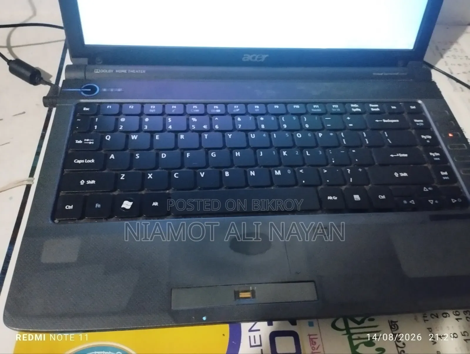 Laptop Acer Aspire 4736Z 3GB Intel Core I3 SSD 128GB