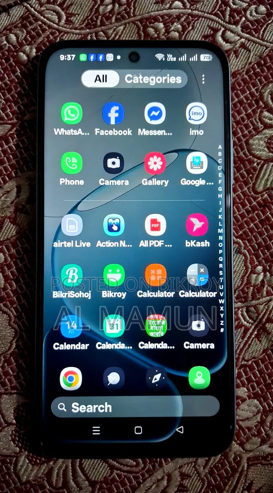 Oppo A6x 128 GB Gray