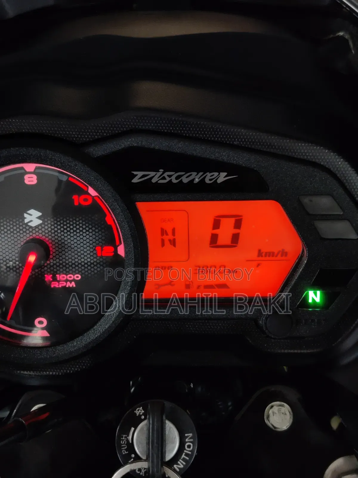 New Bajaj Discover 125 2022 Black