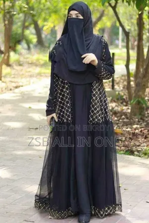 Premium Quality Dubai Chari Sequence and Gorgeous Net Burqa