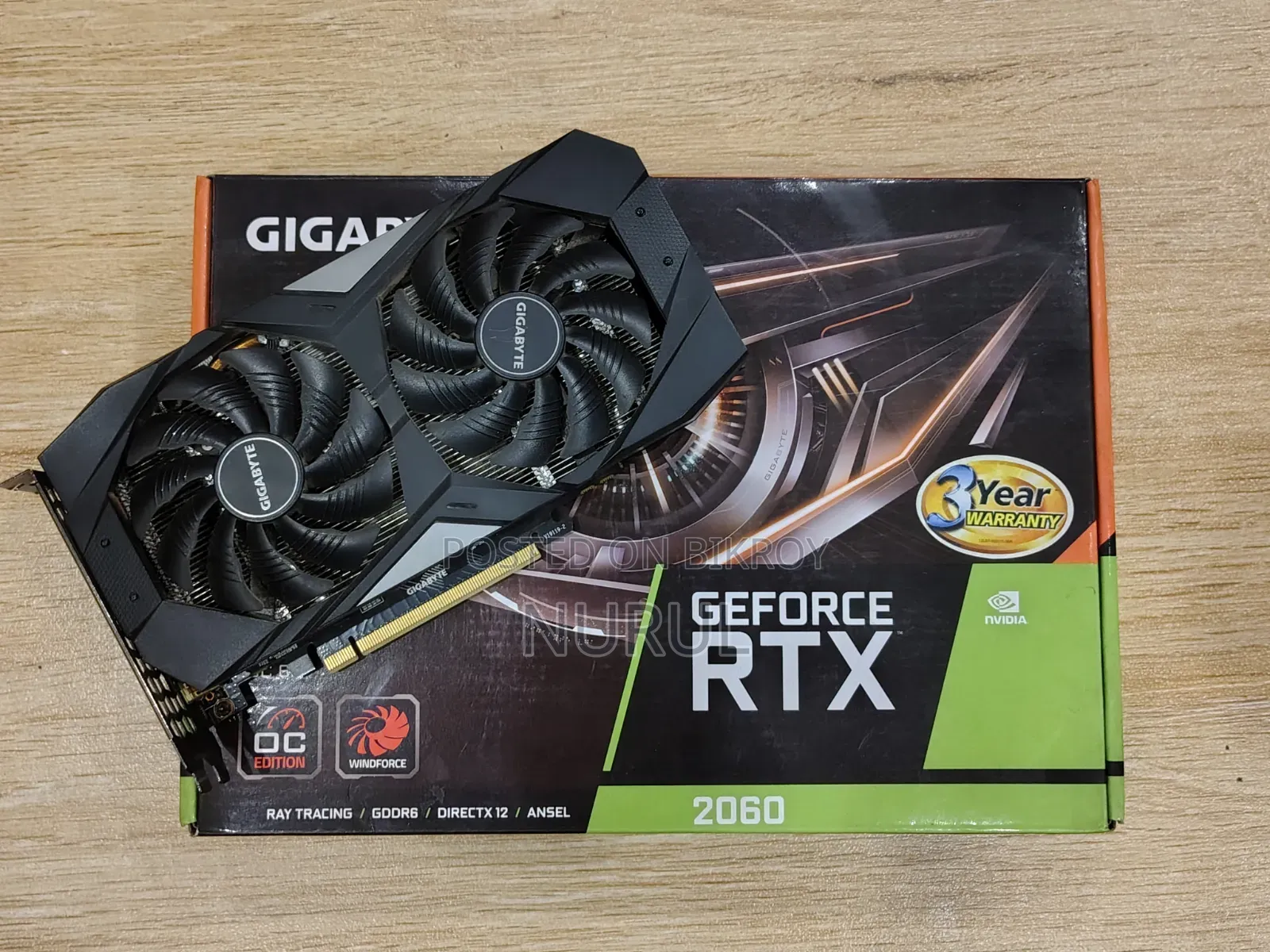 Gigabyte GeForce RTX 2060 WINDFORCE OC 6GB Graphics Card
