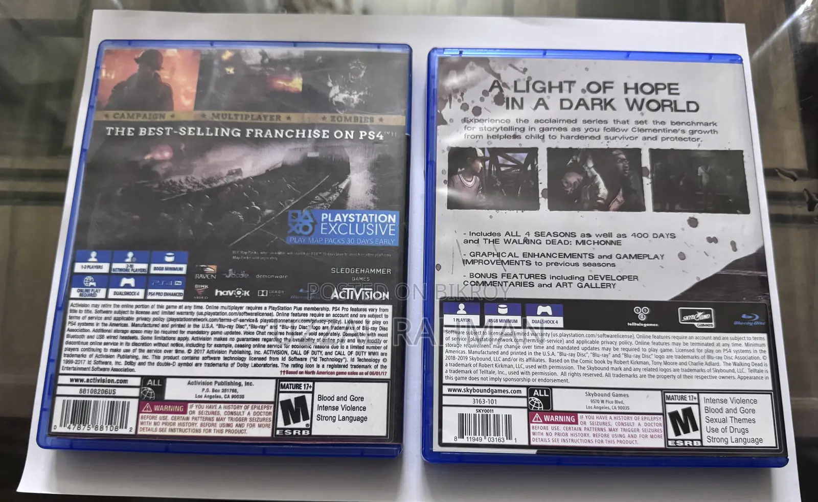 PS4 Game Disks
