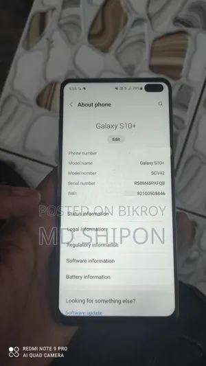 Samsung Galaxy S10 Plus 128 GB White