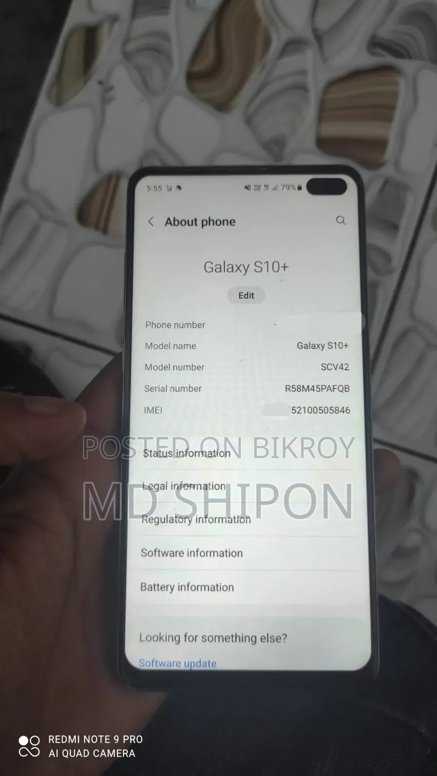 Samsung Galaxy S10 Plus 128 GB White