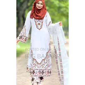 Embroidery Three Piece