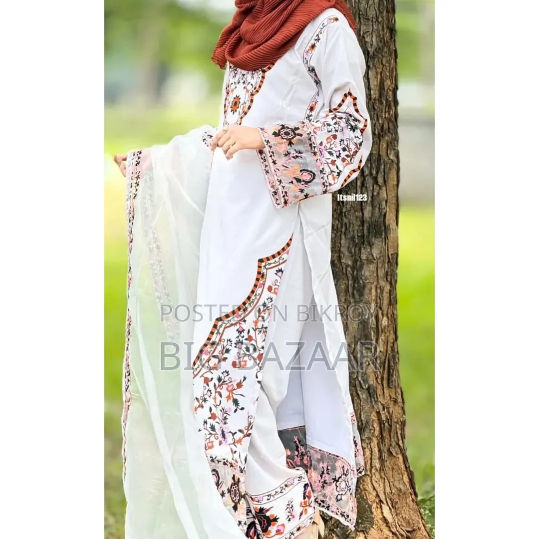 Embroidery Three Piece