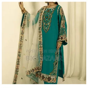 Embroidery Three Piece