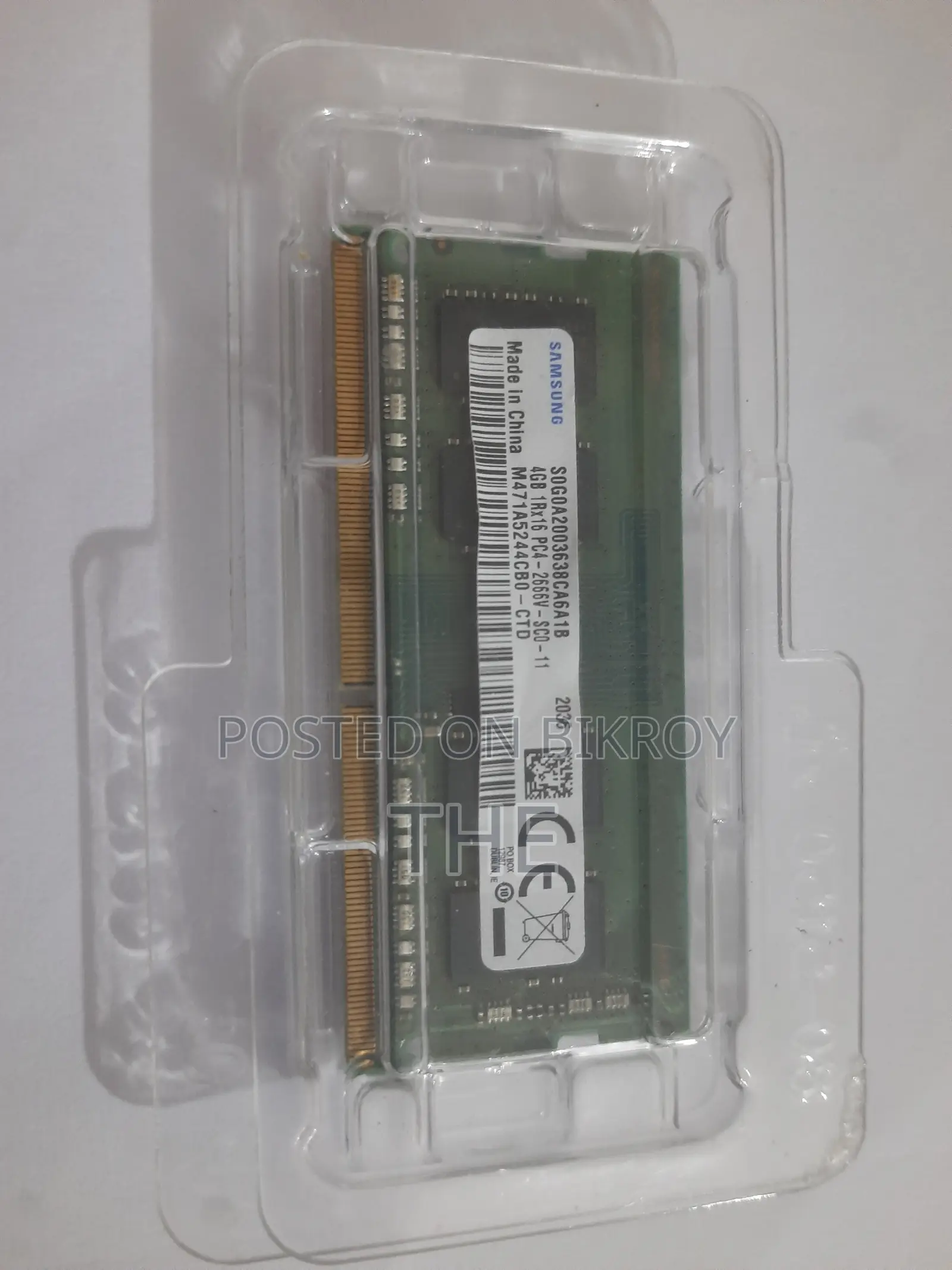 Samsung 4GB DDR4 2666MHz SO-DIMM Laptop RAM
