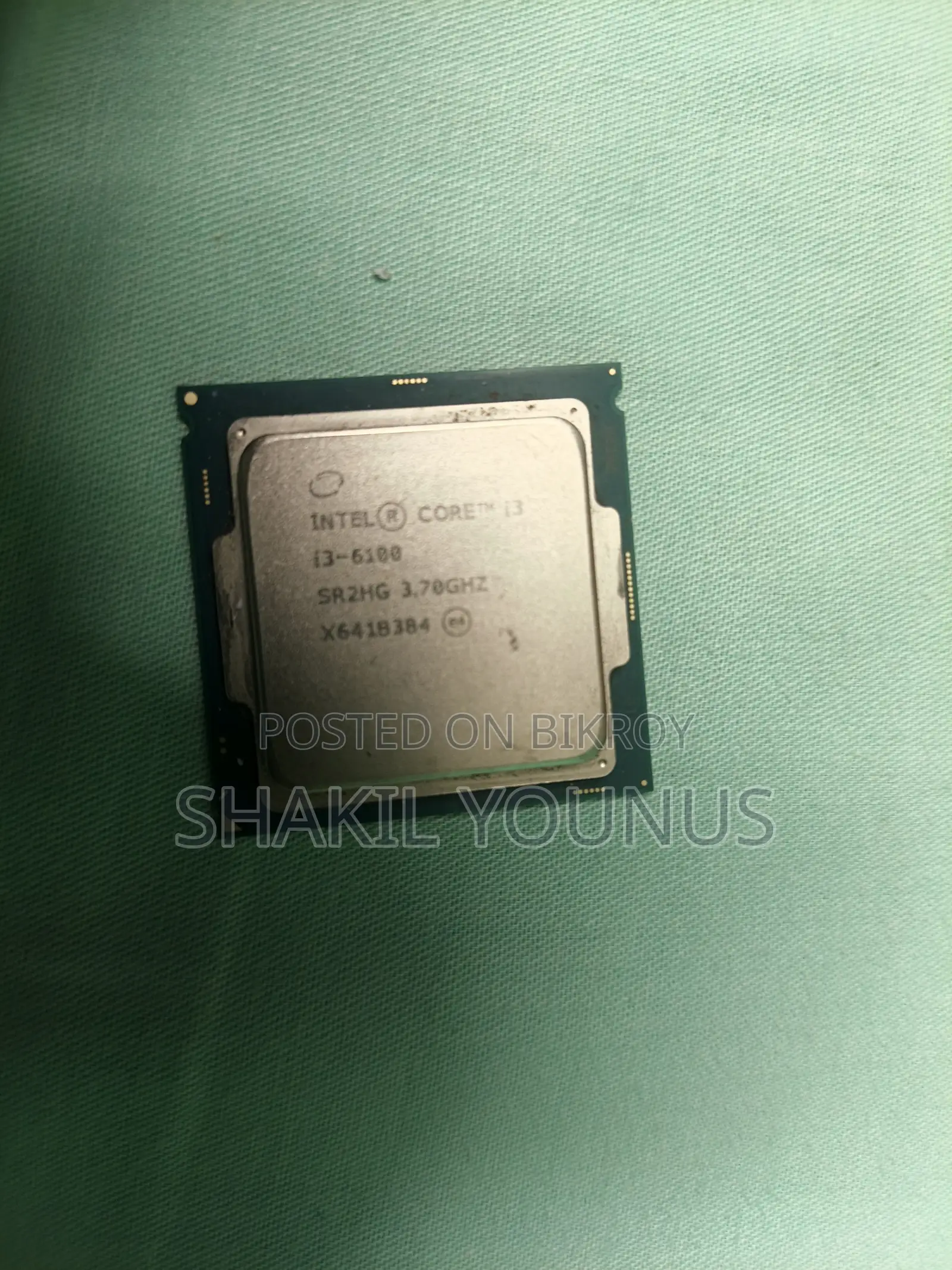 Intel Core I3 6th Gen 3.7GHZ