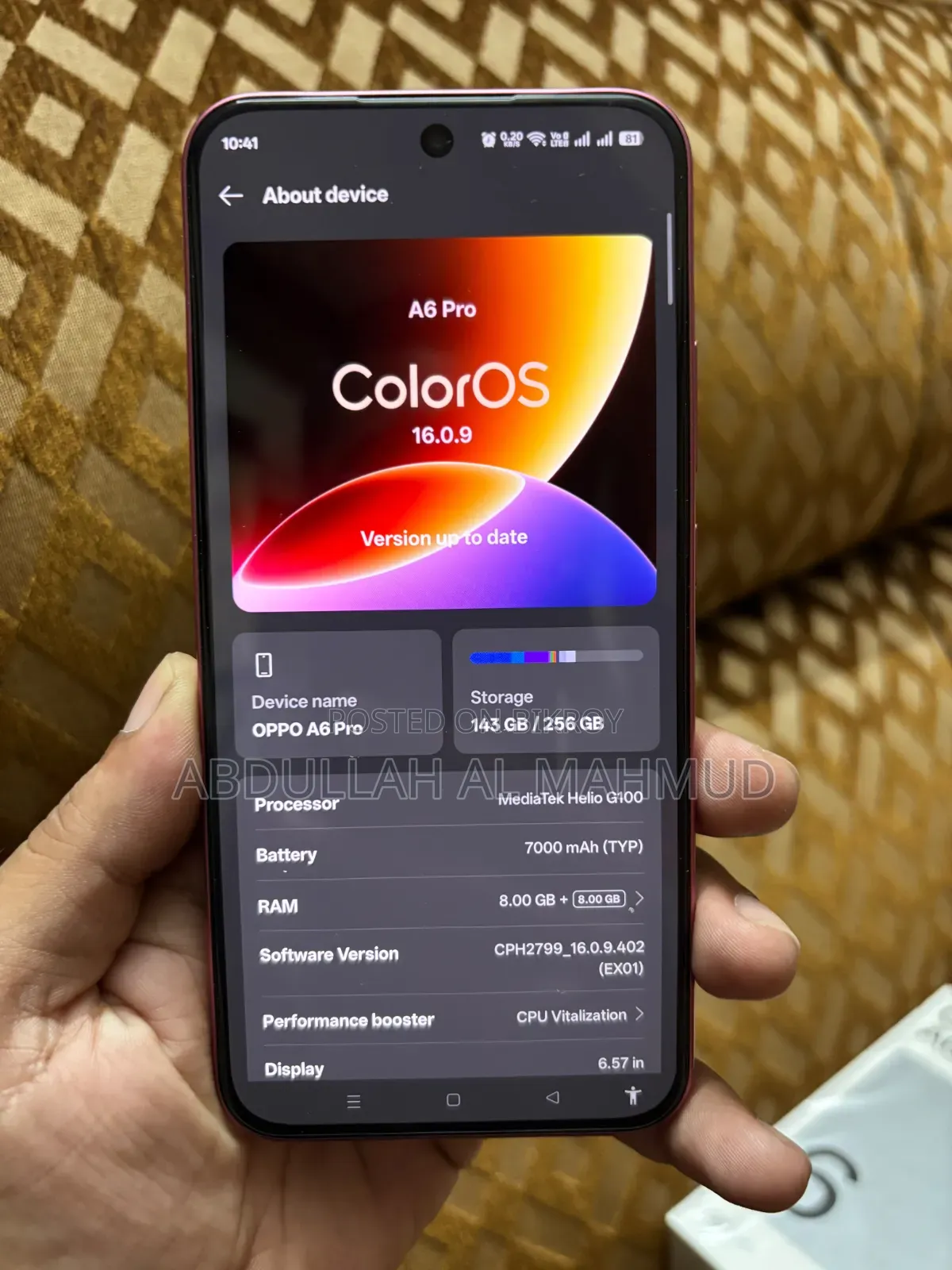 Oppo A6 Pro 256 GB Red