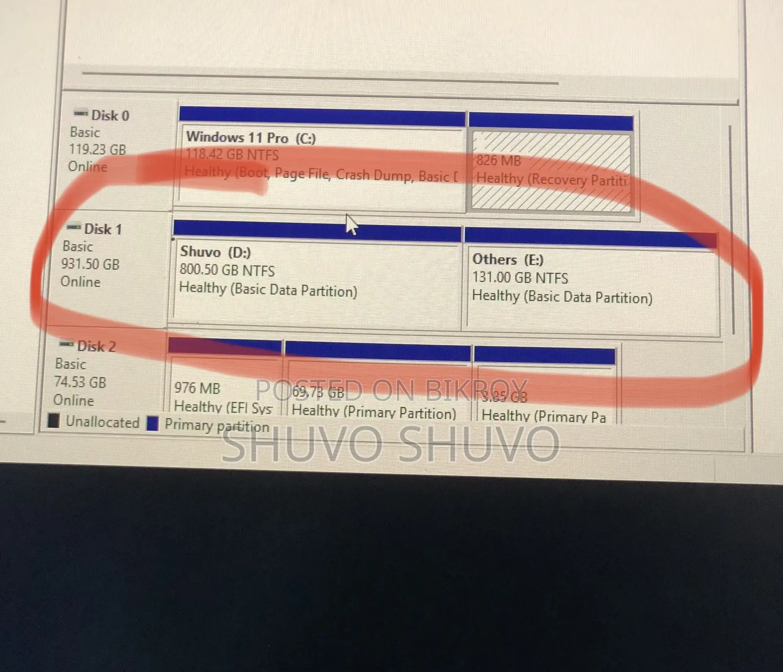Seagate 1TB Laptop/Desktop Computer HDD