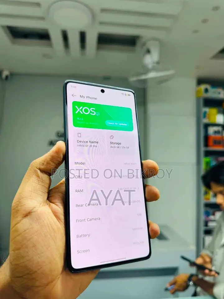 Infinix GT 20 Pro 12 GB Blue