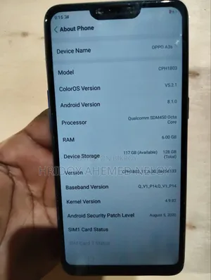 Oppo A3s 256 GB Blue