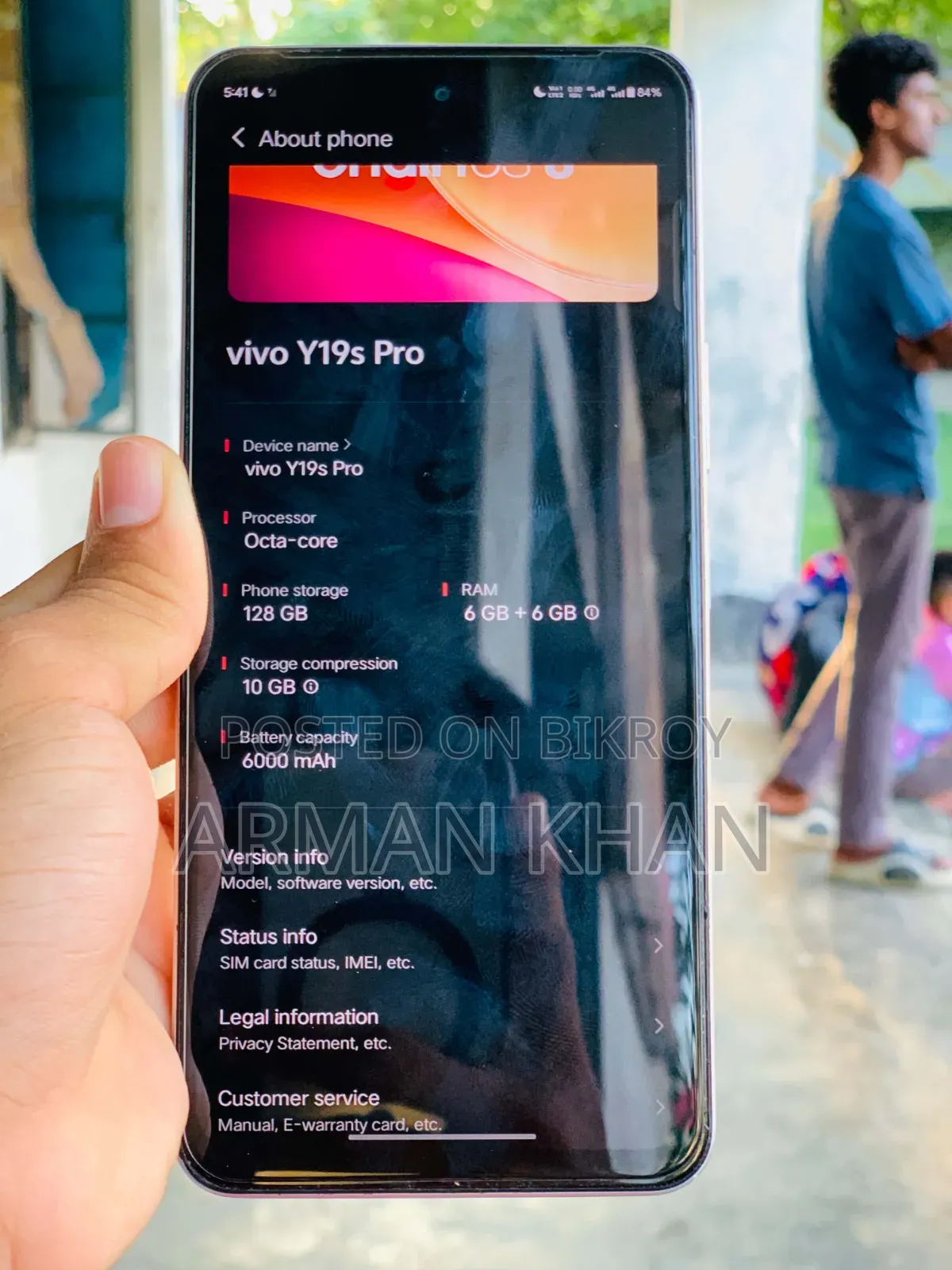 Vivo Y19s Pro 128 GB Silver