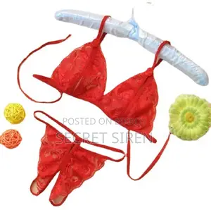 Women’s Floral Lace Bra Panty Set – Sheer 2 Piece Lingerie Set