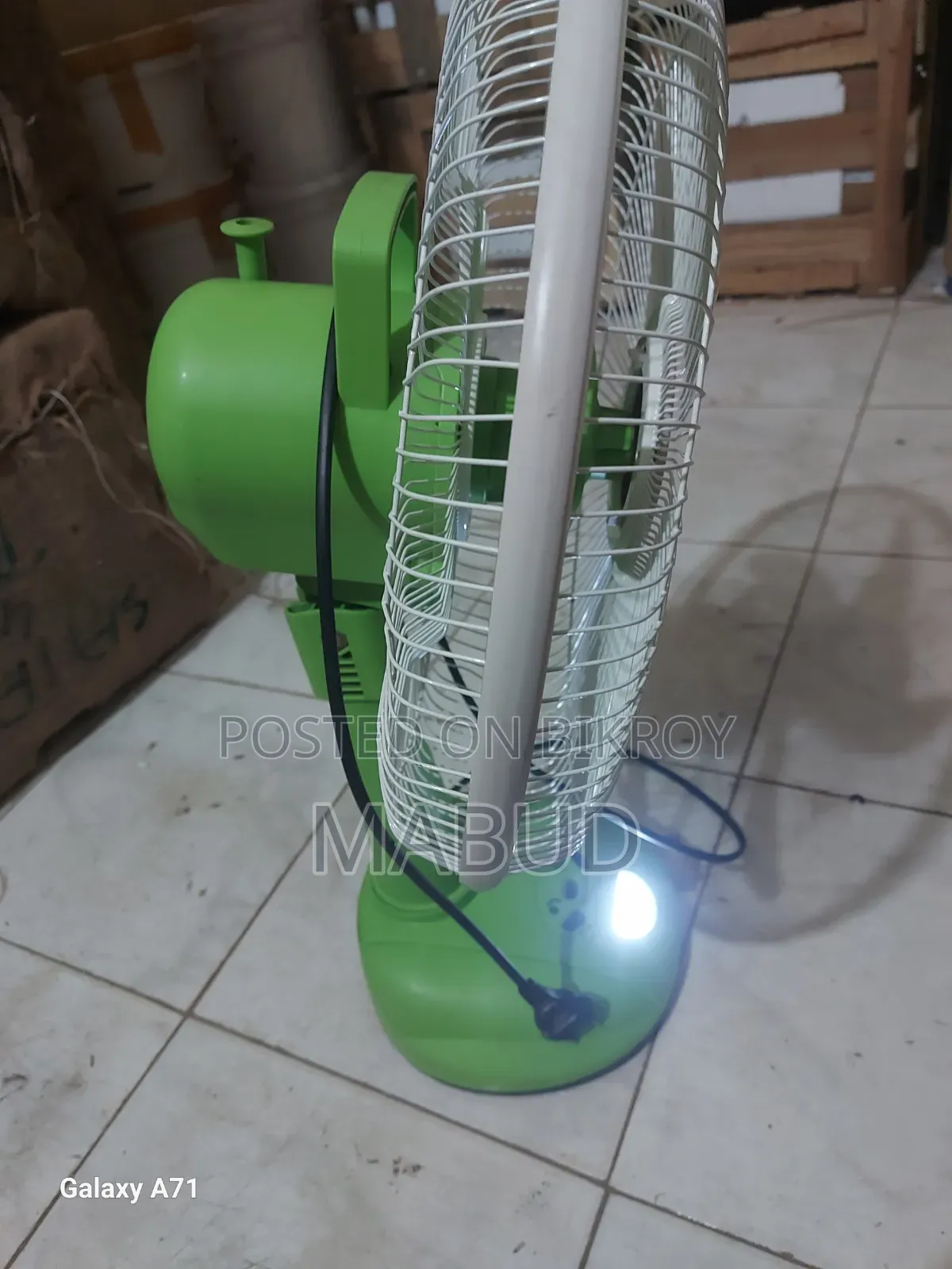 14 Inch Rechargeable Fan with 3 Hours Backup
