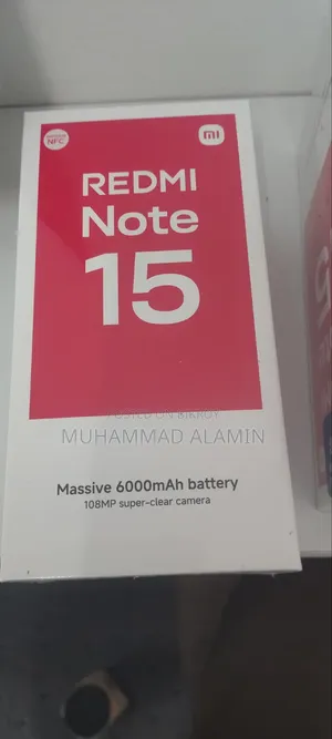 New Xiaomi Redmi Note 15 128 GB Black