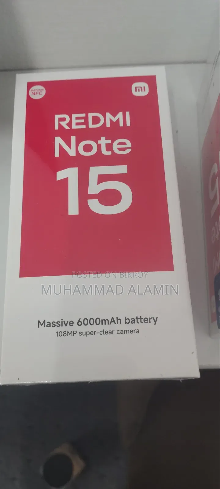 New Xiaomi Redmi Note 15 128 GB Black