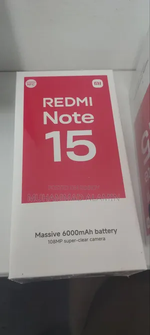 New Xiaomi Redmi Note 15 128 GB Black