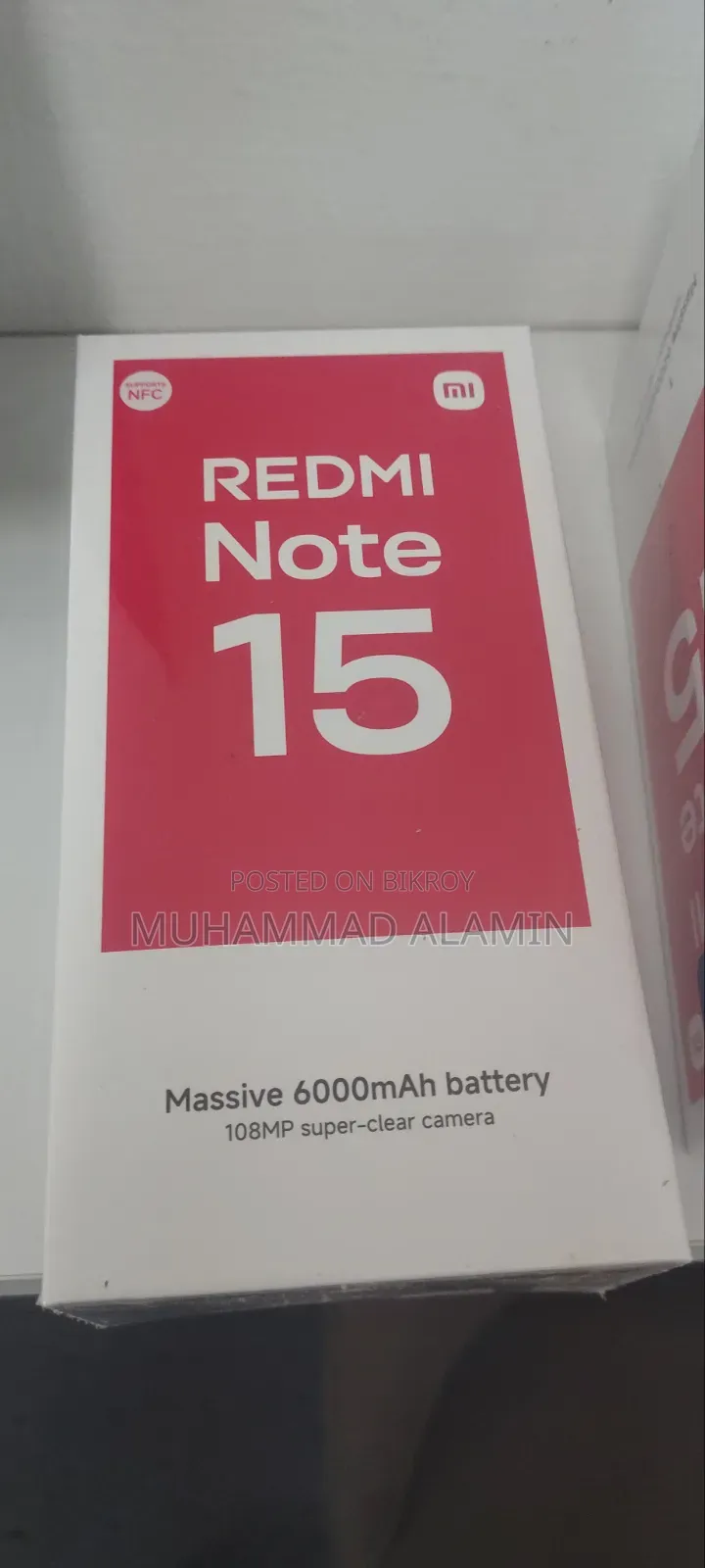 New Xiaomi Redmi Note 15 128 GB Black