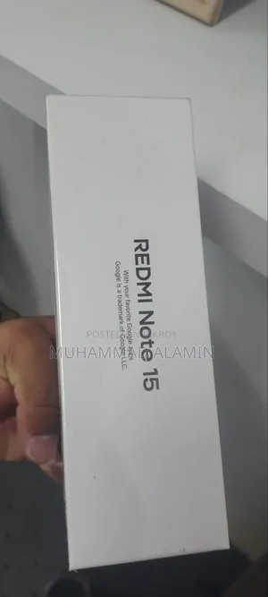 New Xiaomi Redmi Note 15 128 GB Black