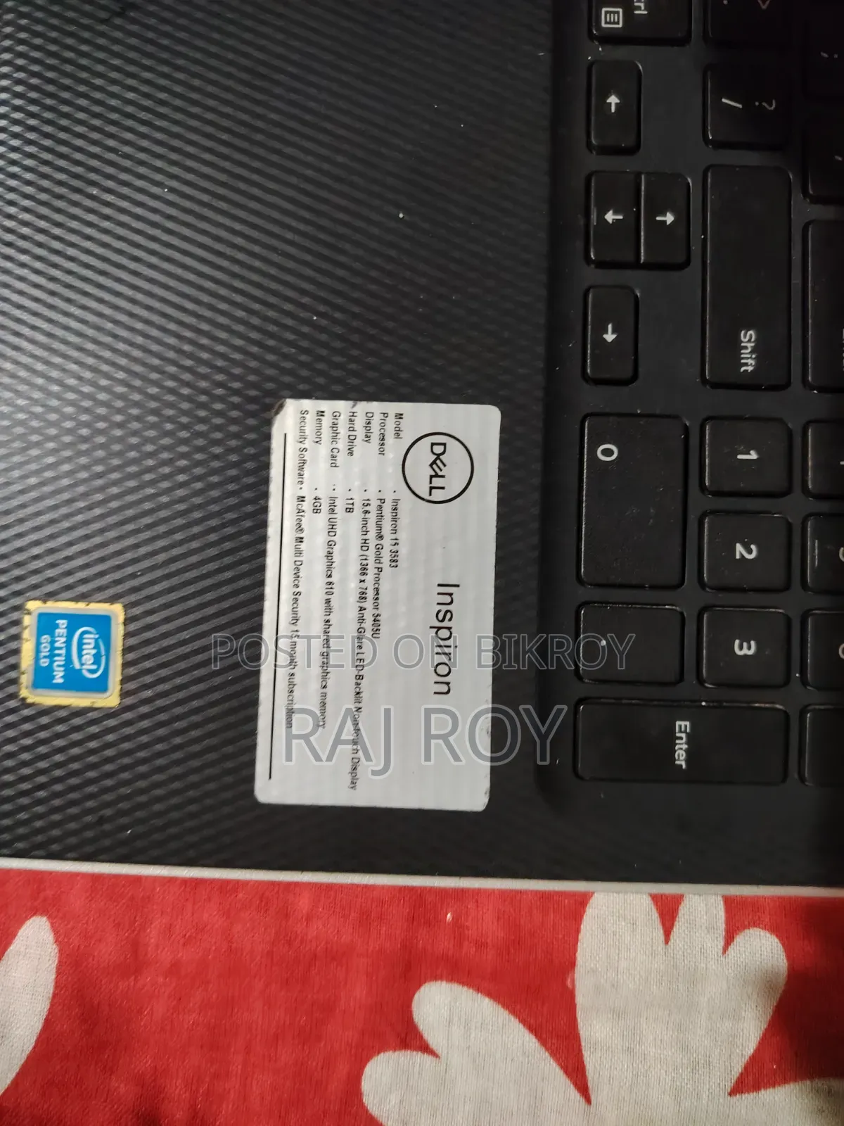 Laptop Dell Inspiron 15 3583 4GB Intel Core i5 HDD 1TB