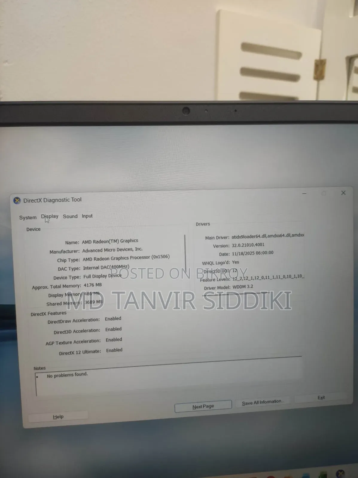New Laptop Dell 8GB AMD Ryzen 5 SSD 512GB