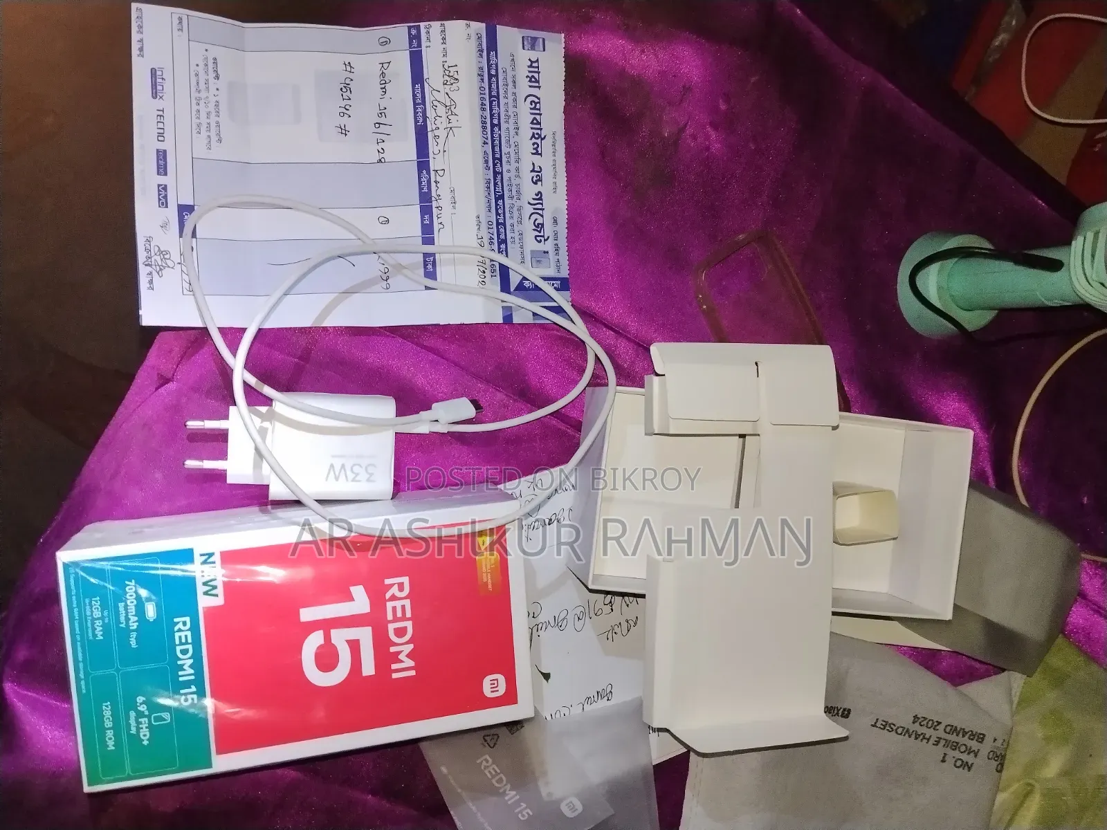 নিউ রিয়েলমি ১৫এক্স ১২৮ জিবি ব্ল্যাক