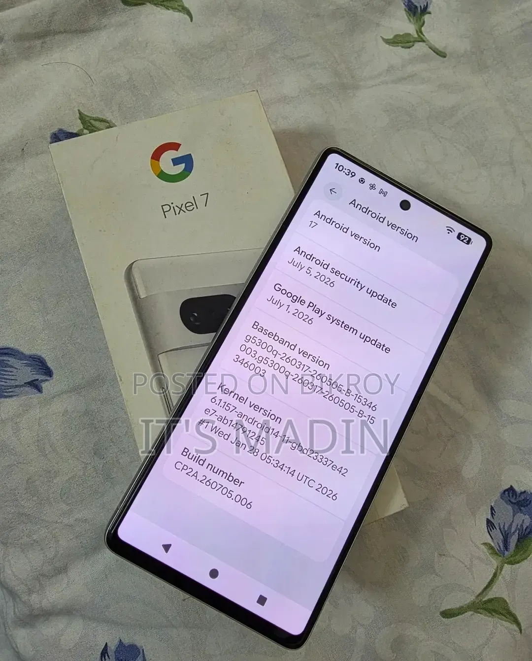 Google Pixel 7 256 GB White