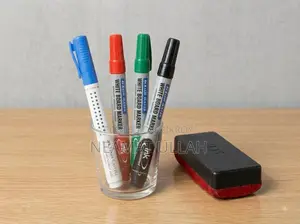 Whiteboard Red Pinboard Combo Set ( With Free Markers Eraser )