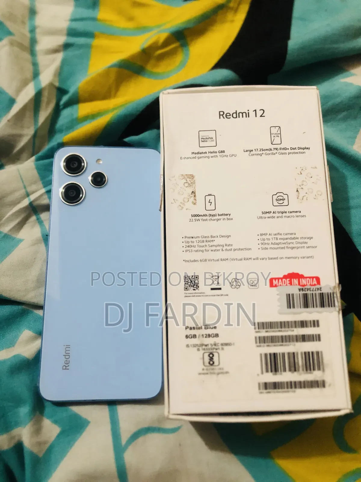Xiaomi Redmi 12 ১২৮ জিবি ব্লু