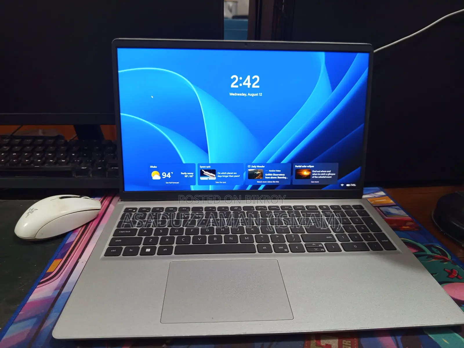 Laptop Dell Inspiron 15 8GB Intel Core i3 SSD 500GB