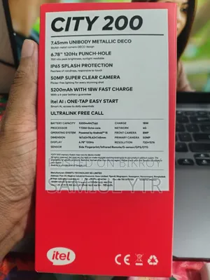আইটেল সিটি ২০০ ১২৮ জিবি ব্ল্যাক