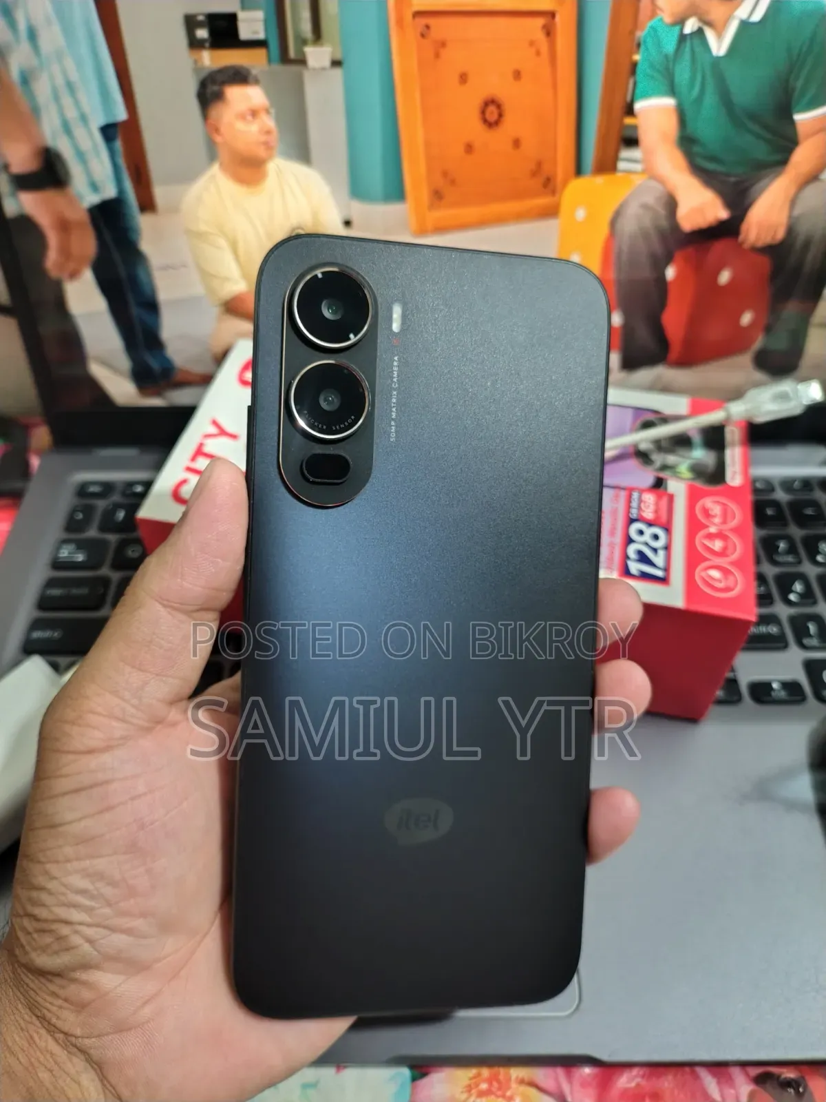 আইটেল সিটি ২০০ ১২৮ জিবি ব্ল্যাক