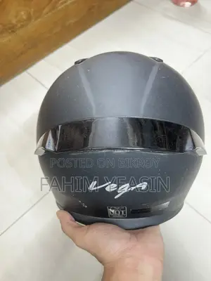 Vega Bolt Solid Dull Matt Black Full Face Helmet