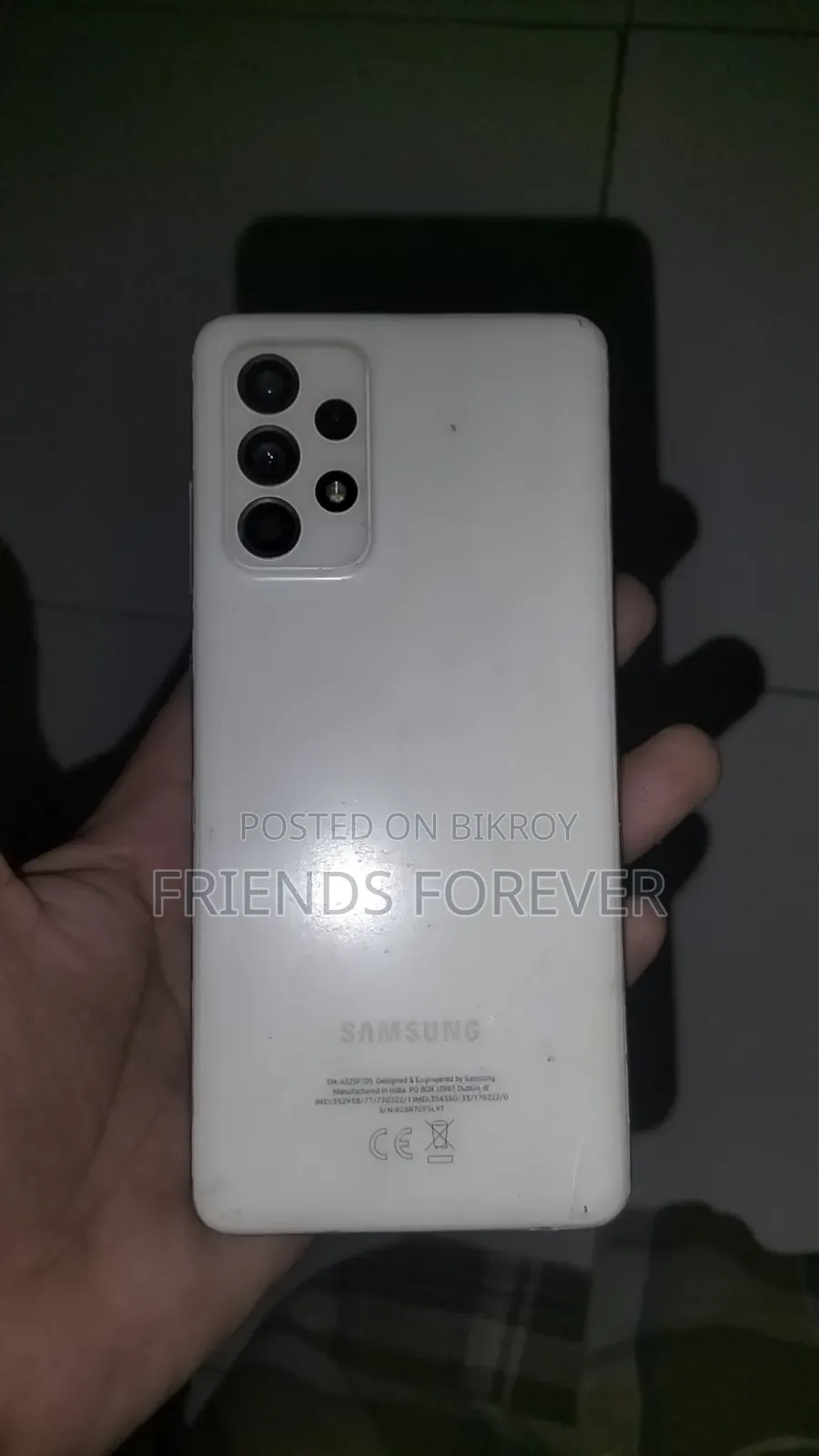 স্যামসাং গ্যালাক্সি এ৫২ ৫জি ১২৮ জিবি হোয়াইট