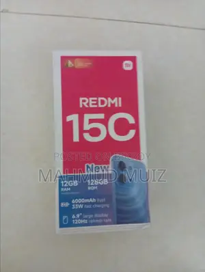 Xiaomi Redmi 15C 4G 128 GB Black
