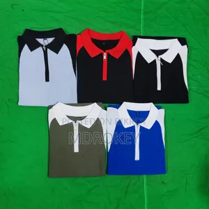 প্রিমিয়াম জিপার কলার টি-শার্ট