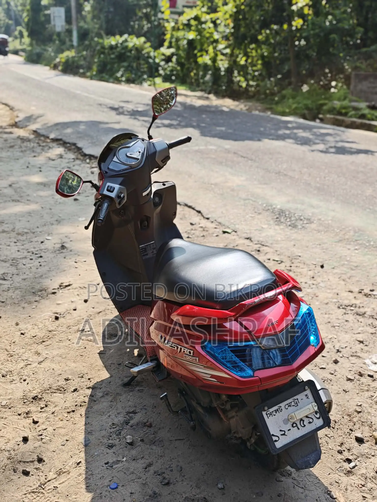 হিরো ম্যাস্ট্রো এজ ১১০ ২০২২ লাল