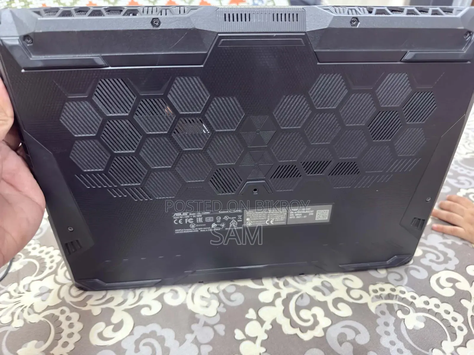 Laptop Asus TUF Gaming A15 8GB AMD Ryzen 7 SSD 512GB