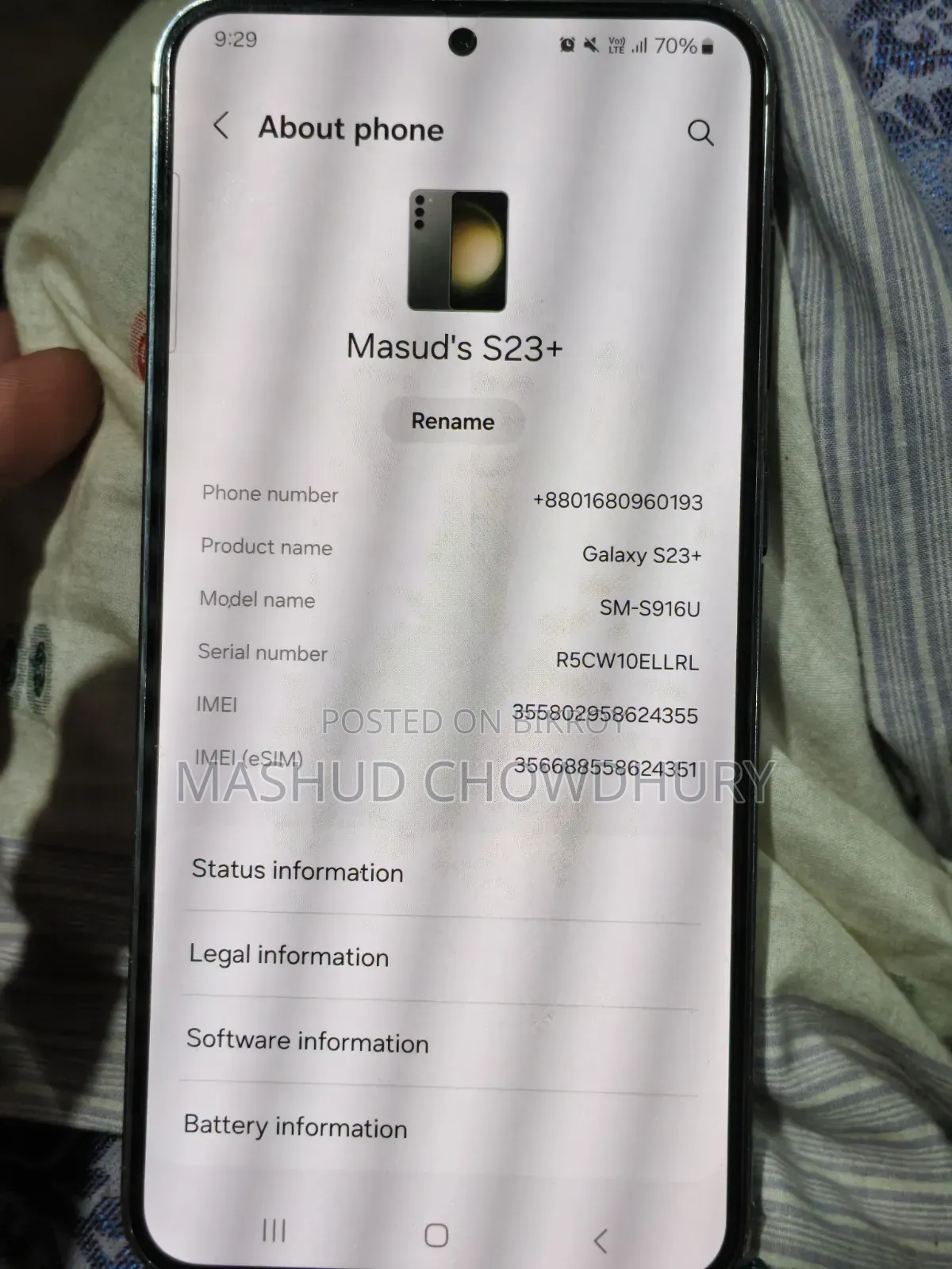 Samsung Galaxy S23 Plus 512 GB Green
