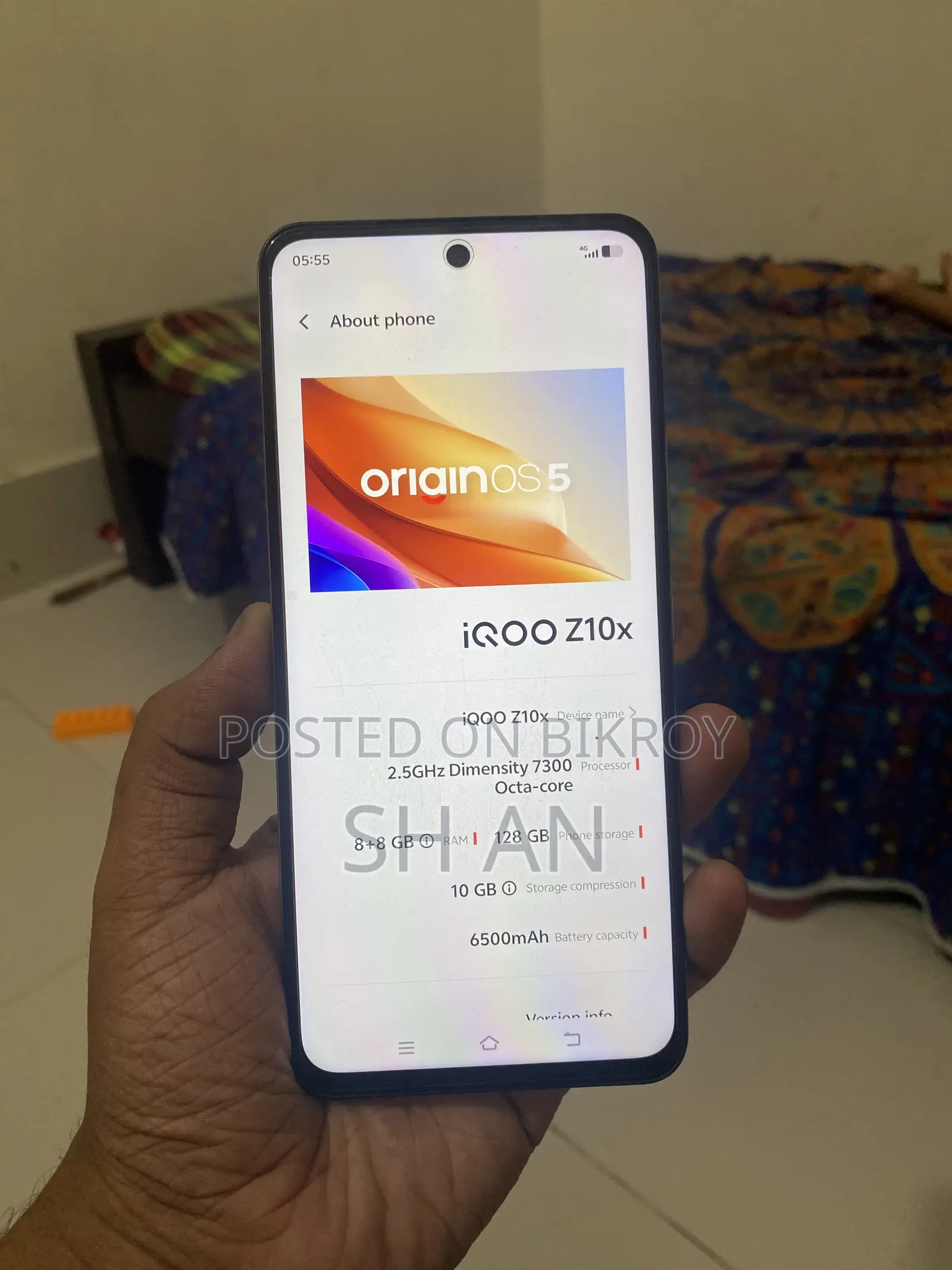আইকিউও জেড১০এক্স ১২৮ জিবি সিলভার