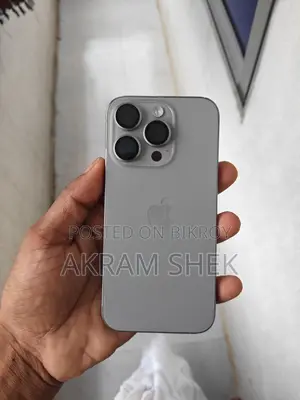 অ্যাপল আইফোন ১৫ প্রো ২৫৬ জিবি সিলভার