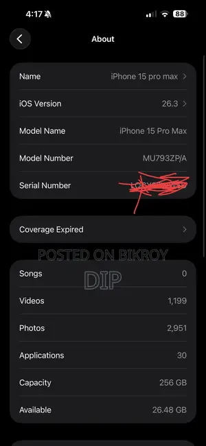 Apple iPhone 15 Pro Max 256 GB Gray